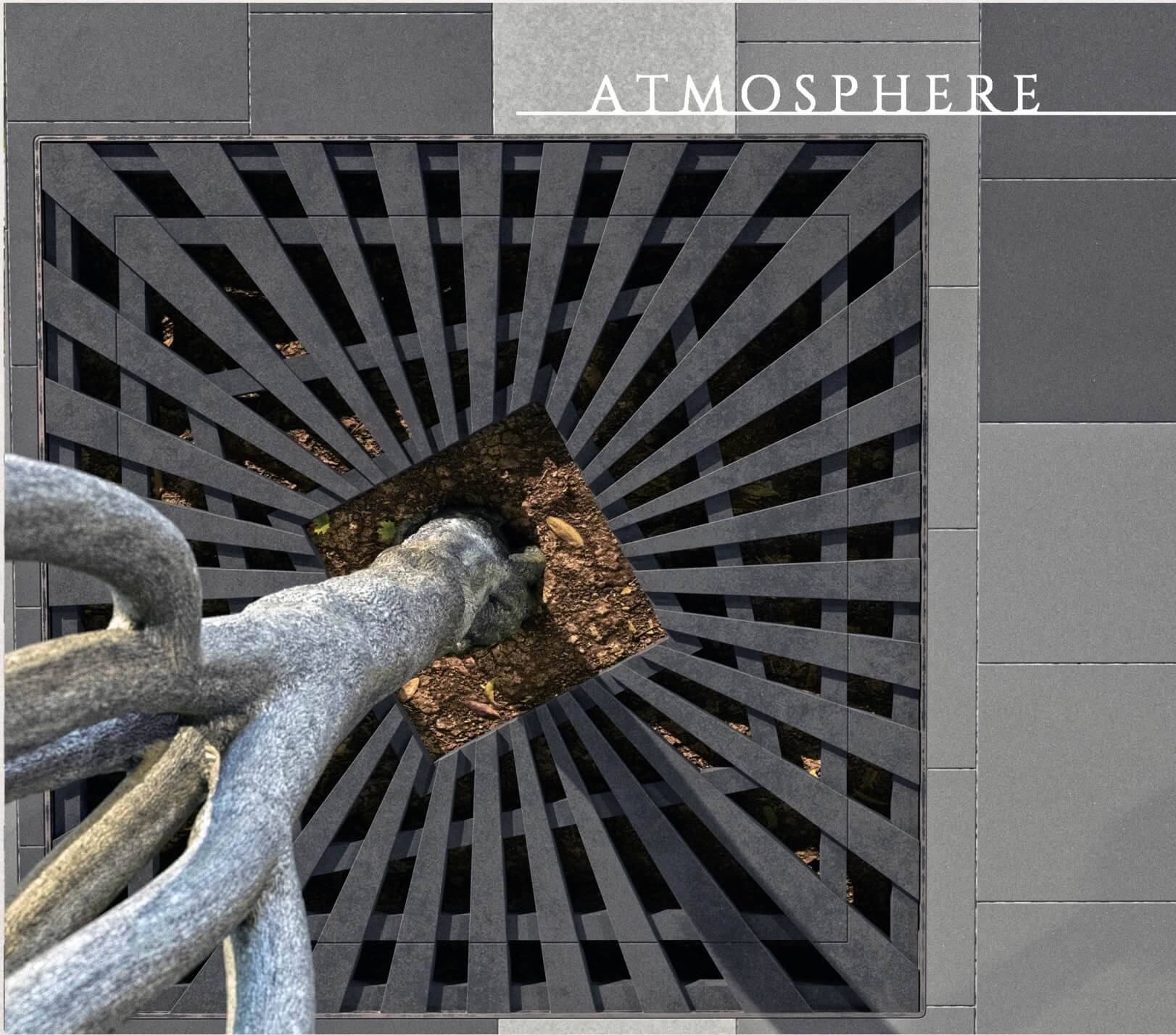 Приствольная решетка для дерева ZKING ATMOSPHERE 1.2х1.2м Черная в Каспийске фото