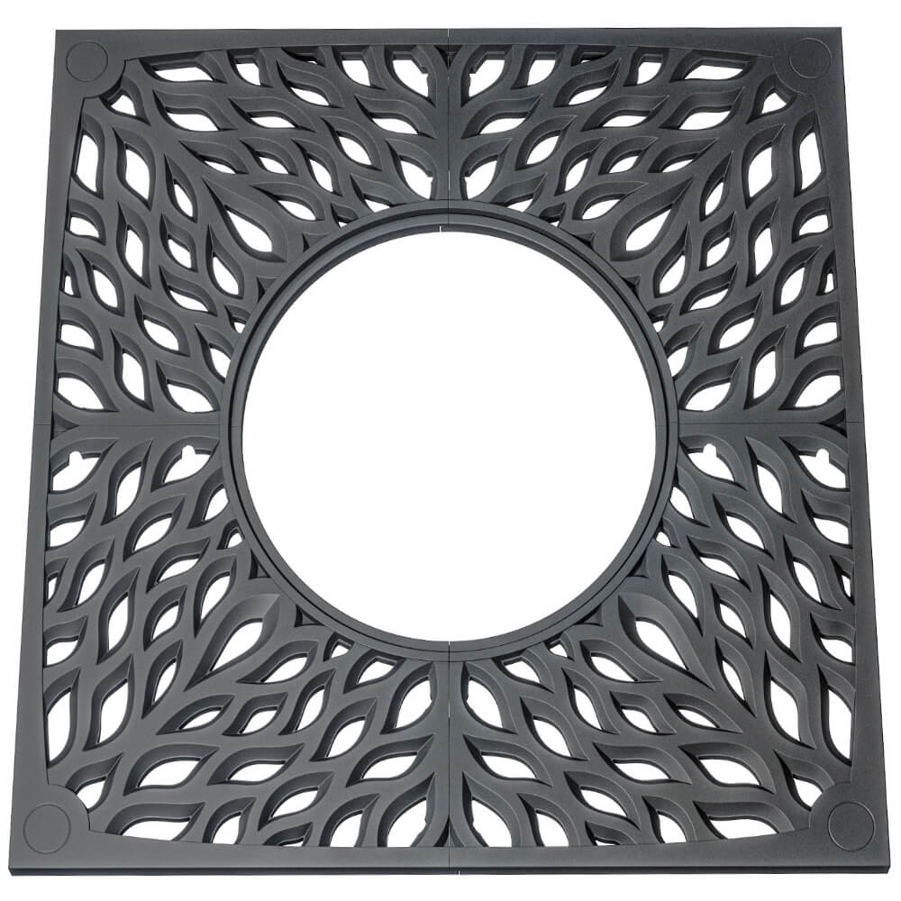 Приствольная решетка для дерева ZKING CRUST 2х2м Черная Каспийск фото