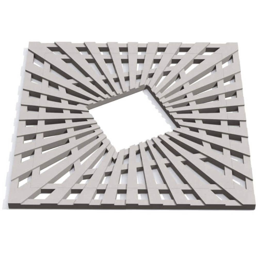 Приствольная решетка для дерева ZKING ATMOSPHERE 1.2х1.2м Бежевая Каспийск фото