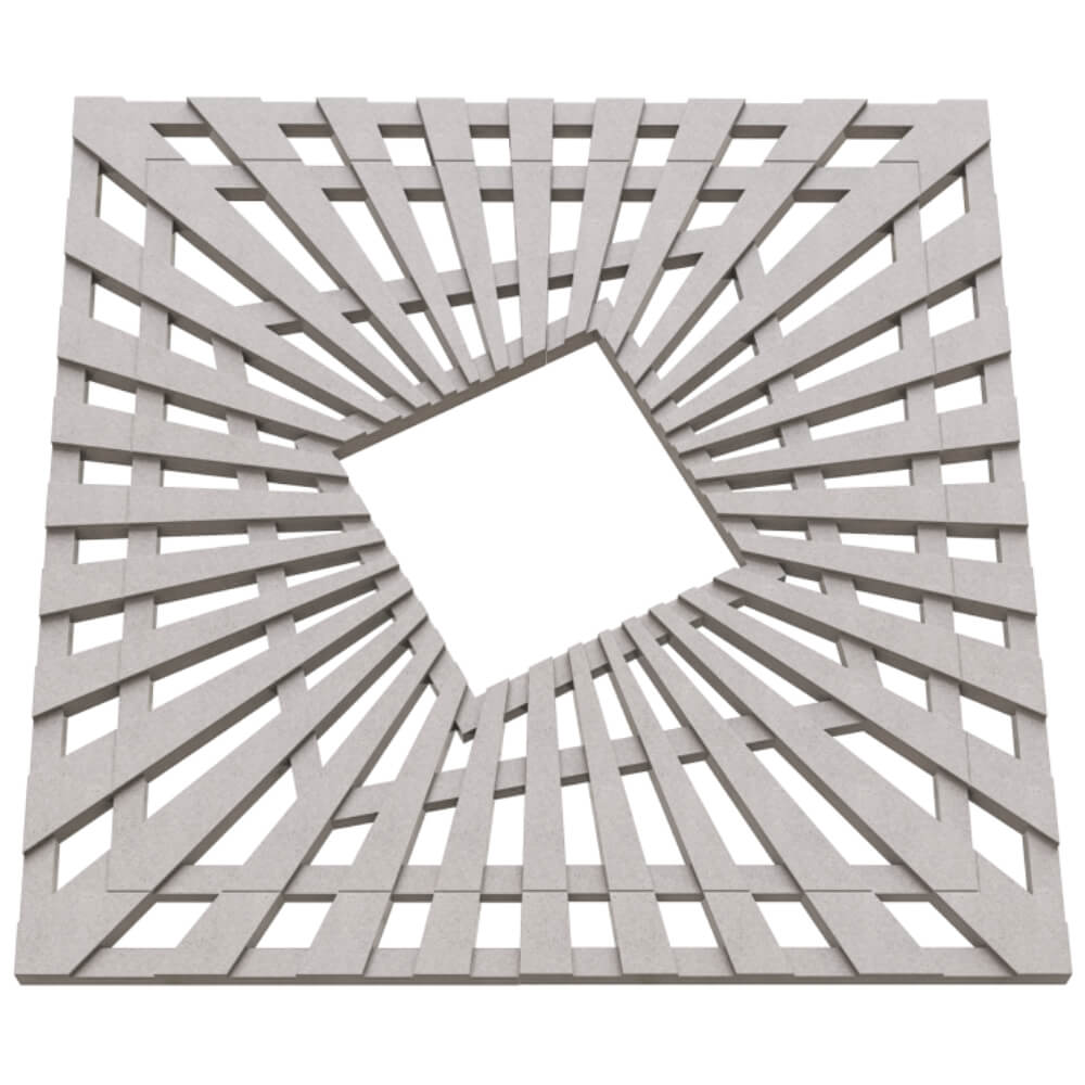 Приствольная решетка для дерева ZKING ATMOSPHERE 1.2х1.2м Бежевая в Каспийске фото