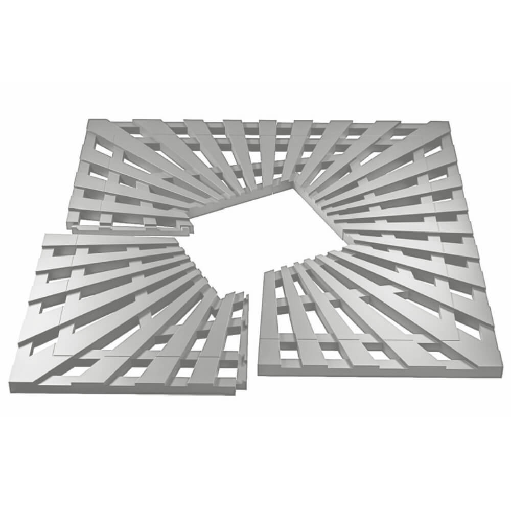 Приствольная решетка для дерева ZKING ATMOSPHERE 1.2х1.2м Бежевая в Каспийске фото