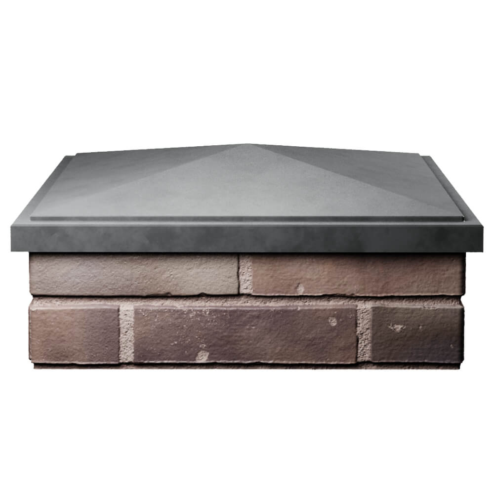 Колпак Zking БонаМоно Серый на столб 2х2 кирпича (515х515, 530х530мм) Каспийск фото