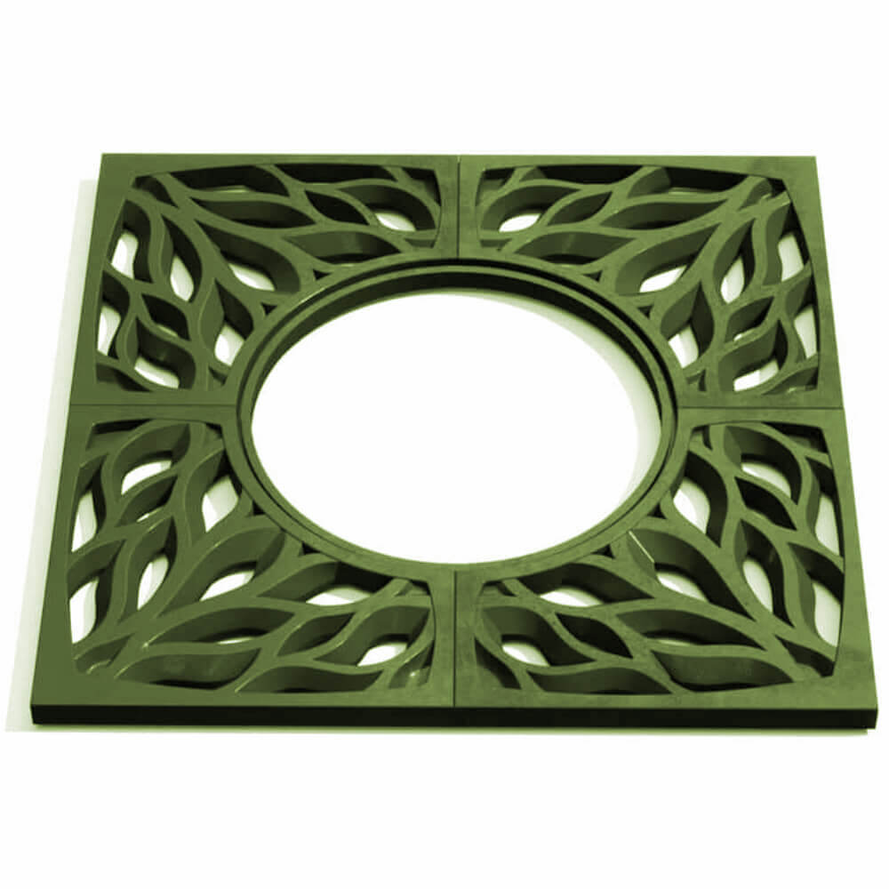 Приствольная решетка для дерева ZKING CRUST 1.2х1.2м Зеленая Каспийск фото