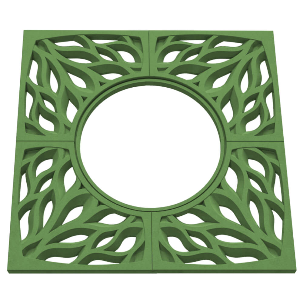 Приствольная решетка для дерева ZKING CRUST 1.2х1.2м Зеленая в Каспийске фото